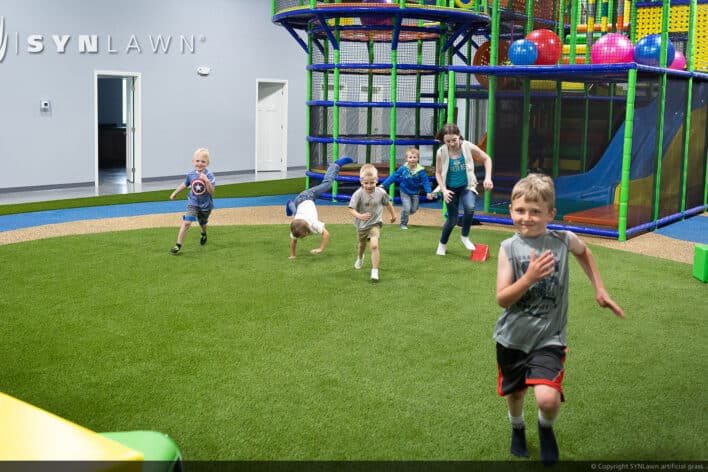 image of SYNLawn Honolulu HI play run wild indoor playground grass